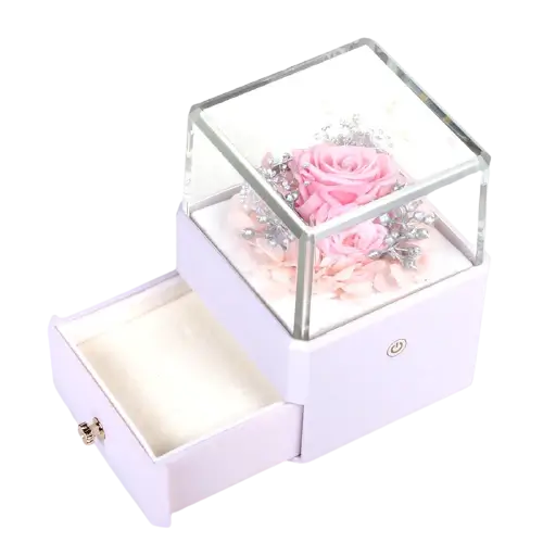 Bröllopssmycken Box att erbjuda Ljusrosa
